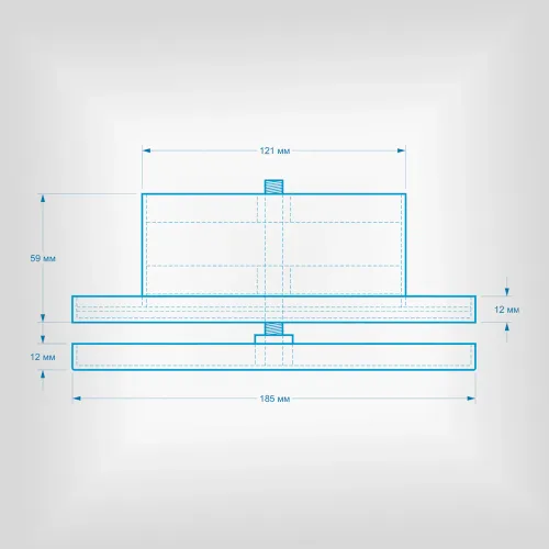 Приточный клапан AIRGLASS KIV-125 (оголовок)