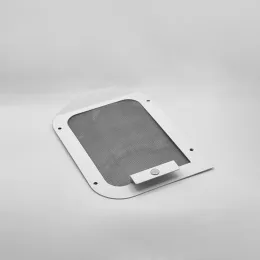 Решетка АМИАТО РМ 110х160 RAL 9003 (вентиляционная, металлическая, накладная, белая)
